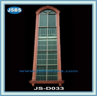 Red Marble Window Surround, JS-D033